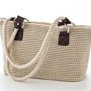 Croft & Barrow Newport Crochet Satchel